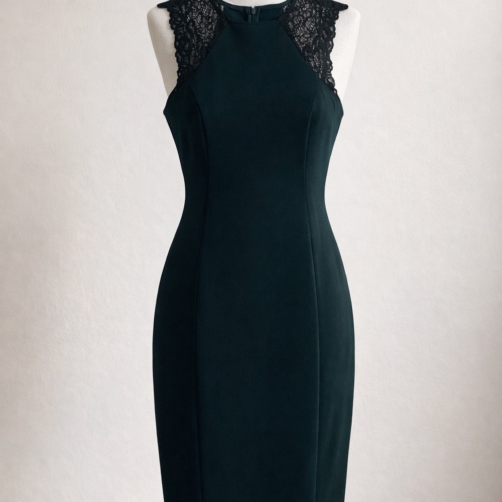 Elegant Black Lace Dress